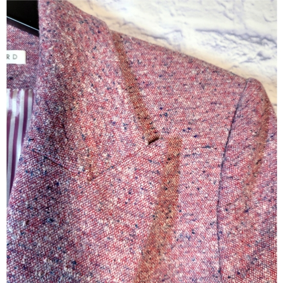 Veronica Beard Beacon Dickey Blazer Jacket In Orchid Purple Wool Blend Size 10 - Picture 6 of 16